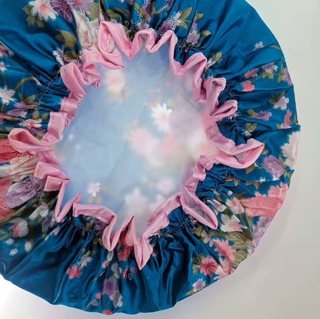 1 Stk. Elegante Elastische Duschhaube