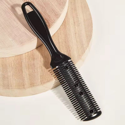 1 Set, 1x doppelseitig Kantenkontrolle Haarbürste, 1x Elastisches Band, 1x Rasiermesserkamm und 4 Stk. Wig Cap