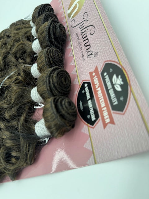 Locken Haarbundles - Proteinfaser, One-Pack Lösung, 200 % Dichte, (1 Set), T1B/27