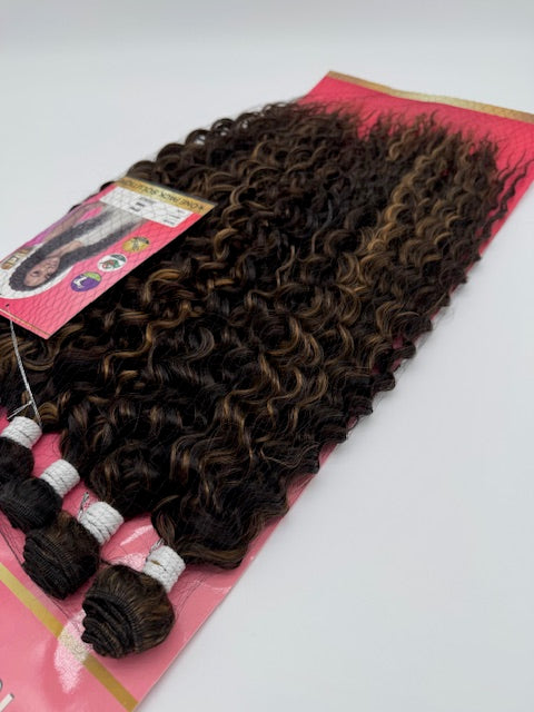 1 Stk. Afro Locken Haarbundles - Proteinfaser, One-Pack Lösung, 200 % Dichte, SP2/6/27