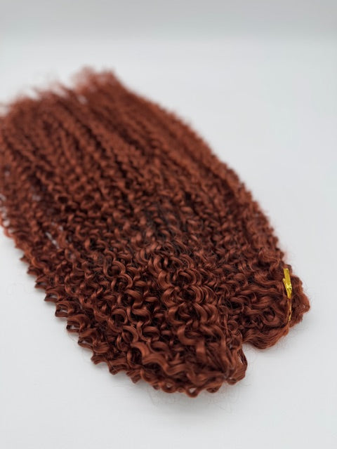 2x Jerry Curl – Antibakterielle Locken-Extensions für natürlichen Glanz, 350