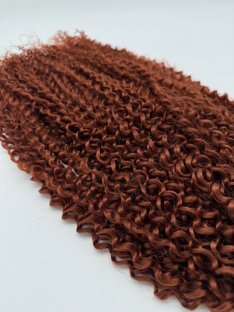 2x Jerry Curl – Antibakterielle Locken-Extensions für natürlichen Glanz, 350