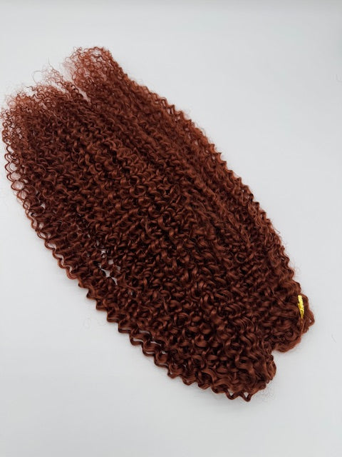 2x Jerry Curl – Antibakterielle Locken-Extensions für natürlichen Glanz, 350