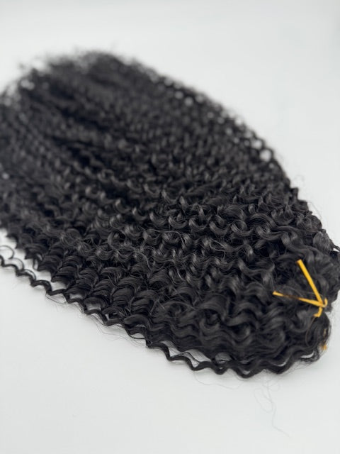 2x Jerry Curl – Antibakterielle Locken-Extensions für natürlichen Glanz, 2
