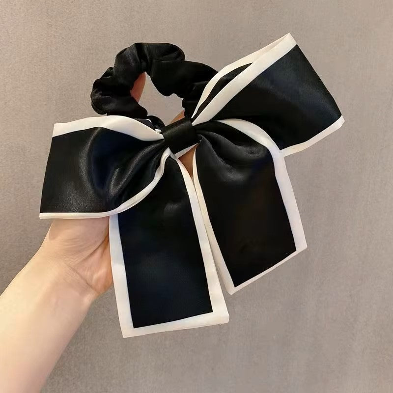 2 Stk. Satin Silk Scrunchies, hochwertige Haarbänder