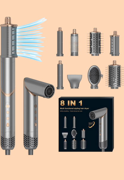 1 Stk. 8 in 1 Haarstyler & Ionen Haartrockner