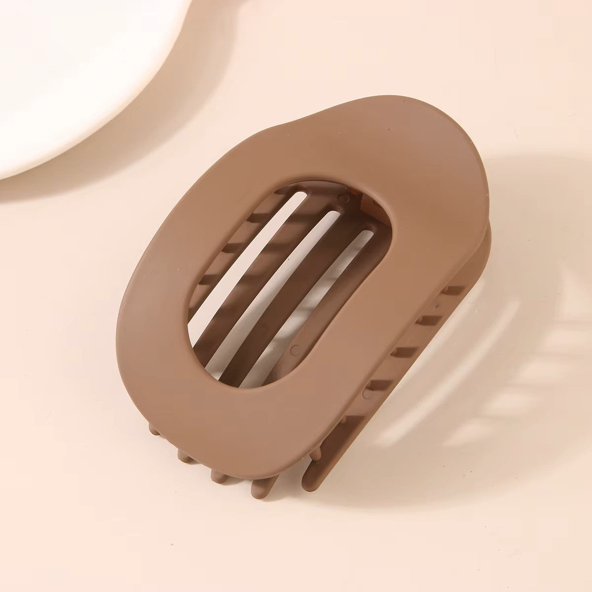 5 Stk. Vintage Haarclips – Matte geometrische Haarklammern im Entenschnabel-Design