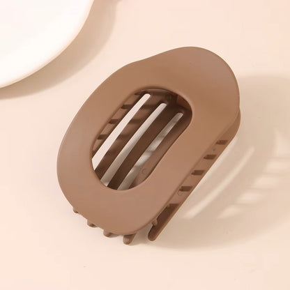 5 Stk. Vintage einfache Kunststoff-Haar klauen clips Matte geometrische Enten schnabel clip Schöne Frauen Haarschmuck