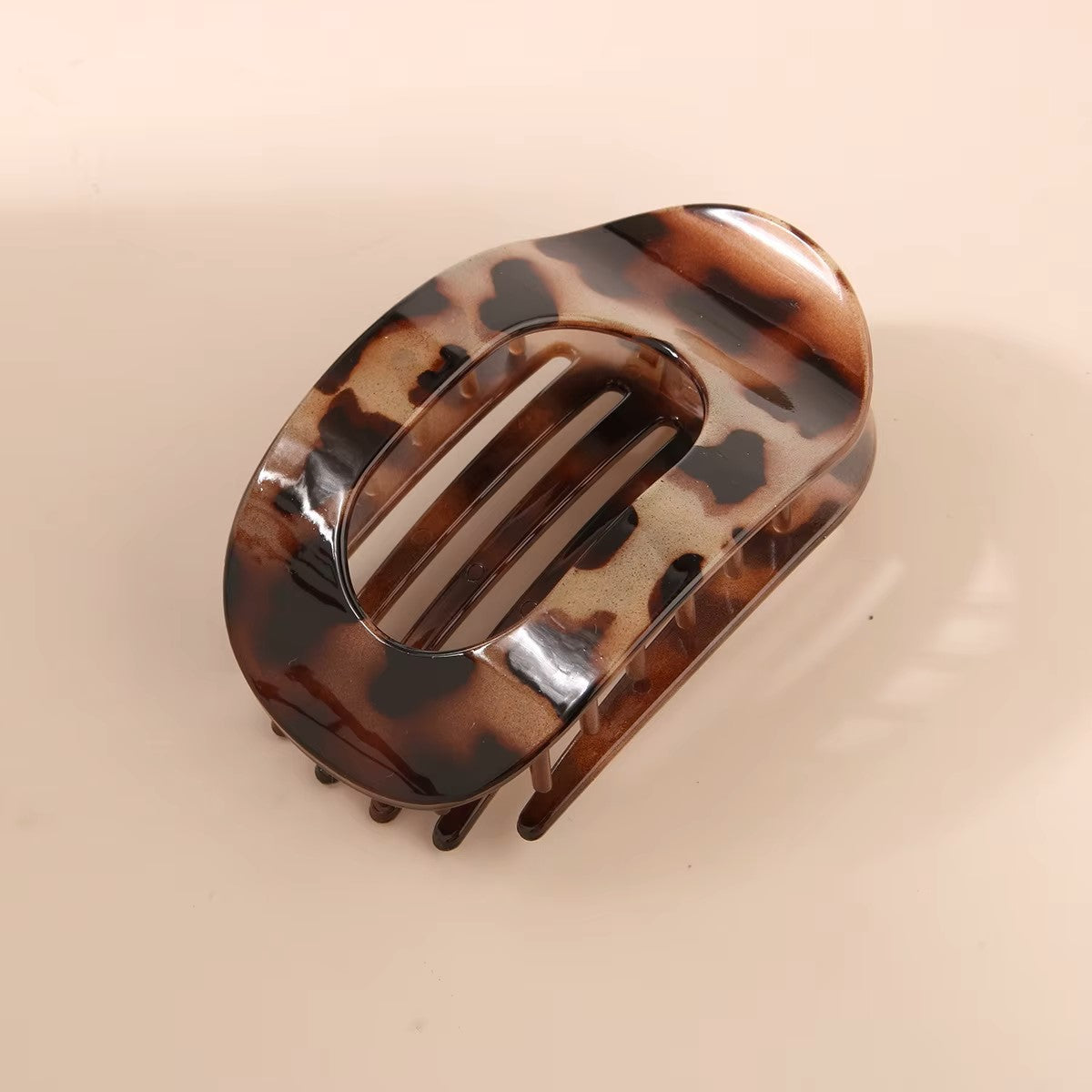 5 Stk. Vintage Haarclips – Matte geometrische Haarklammern im Entenschnabel-Design