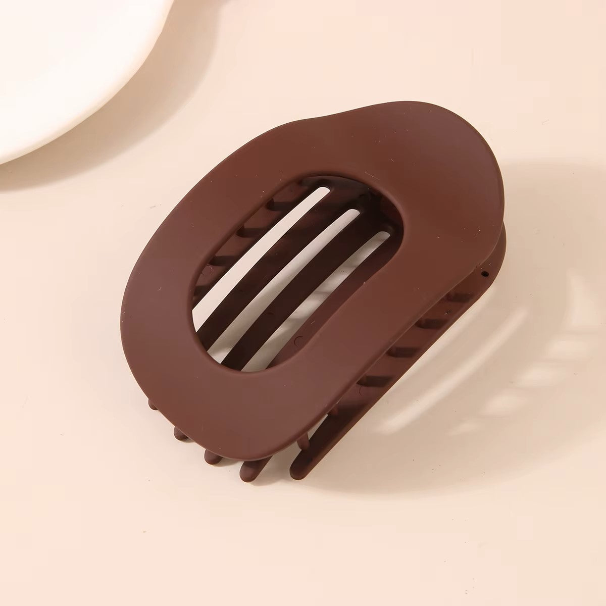 5 Stk. Vintage Haarclips – Matte geometrische Haarklammern im Entenschnabel-Design