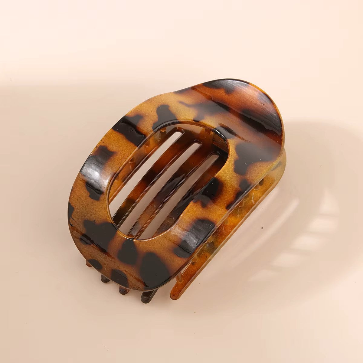 5 Stk. Vintage einfache Kunststoff-Haar klauen clips Matte geometrische Enten schnabel clip Schöne Frauen Haarschmuck