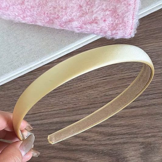 4 Stk. Vintage Stoff Stirnband, dünn