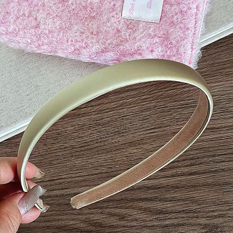 4 Stk. Vintage Stoff Stirnband, dünn