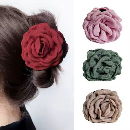 2 Stk. Top Fashion Solid Color Rose Flower 8.5cm
