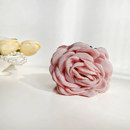 2 Stk. Top Fashion Solid Color Rose Flower 8.5cm