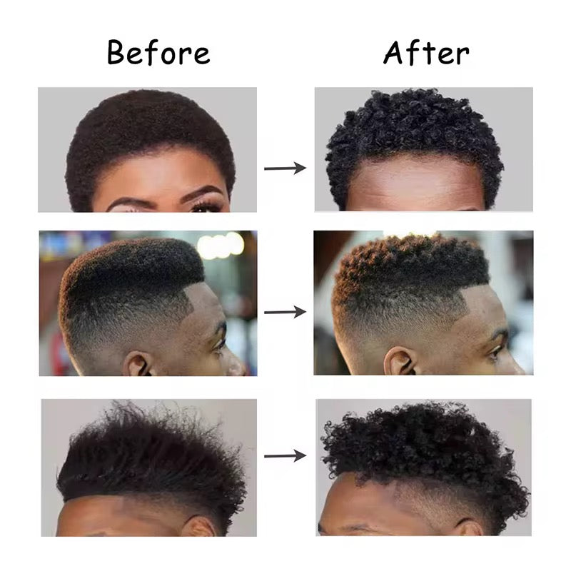 1 Stk. Haarschwammbürste – Afro Curl Schwamm & Handschuh für natürliche Locken