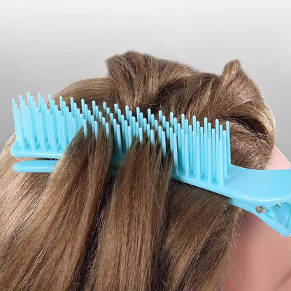 2 Stück 2 In 1 Haarspangenkamm Haarclips zum Stylen und Schneiden