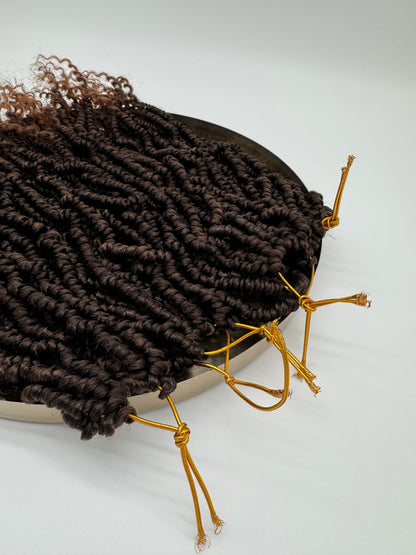3x Bomb Twist – Antibakterielle Twist-Extensions für voluminöse Styles, Wiederverwendbar, T/30