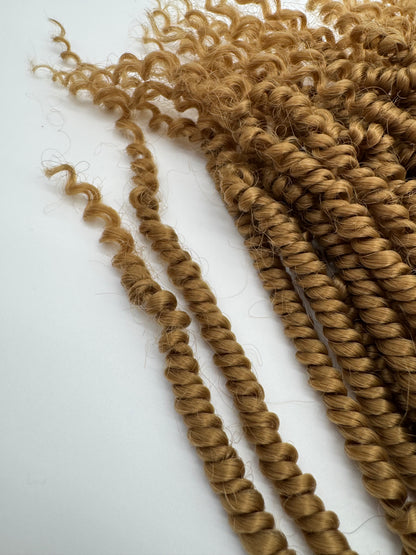 3x Bomb Twist – Antibakterielle Twist-Extensions für voluminöse Styles, Wiederverwendbar, OT/27
