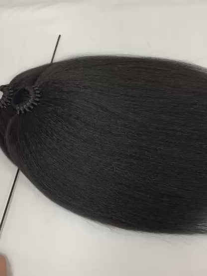 2x Afro Kinky Crochet Hair – Natürliches Volumen mit authentischer Textur, 1B